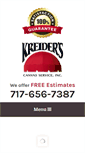 Mobile Screenshot of kreiderscanvas.com